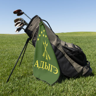 Adiga - vlagontwerp voor de Circassiaanse Cherkess Golfhanddoek