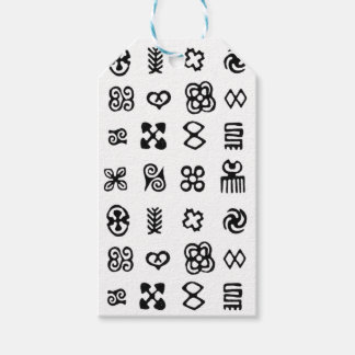 Adinkra Afrikaanse symbolen Cadeaulabel
