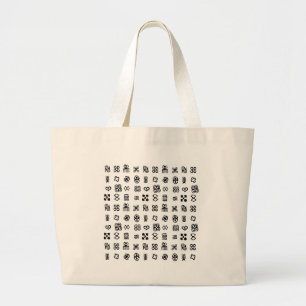 Adinkra Afrikaanse symbolen Grote Tote Bag
