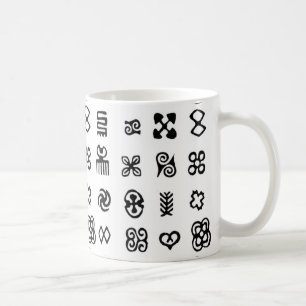 Adinkra Afrikaanse symbolen Koffiemok