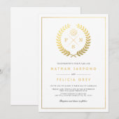 Adinkra Gods zegssymbool White Wedding Kaart (Voorkant / Achterkant)