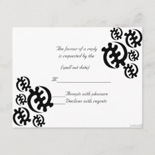 adinkra gye nyame (met uitzondering van God) iii r RSVP Kaartje