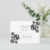 adinkra gye nyame (met uitzondering van God) iii r RSVP Kaartje (Staand voorkant)