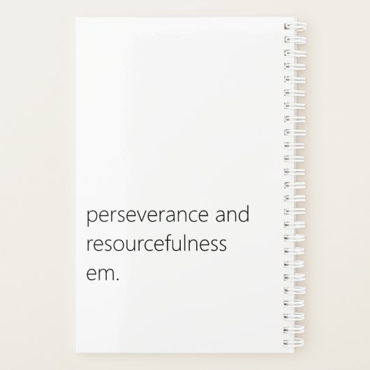 Adinkra Notebook 3 Planner (Achterkant)