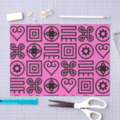 Adinkra Print Tissue Paper Tissuepapier (Craft)