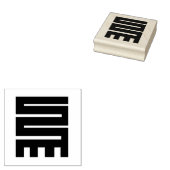 Adinkra Rubber Stamp - Initiatief Rubberstempel (Gestempeld)