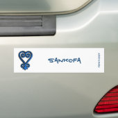 Adinkra - Sankofa Bumpersticker (Op auto)