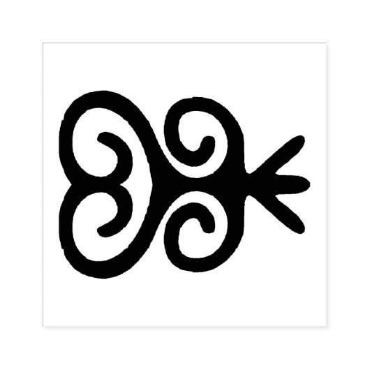 Adinkra Senufo Symbool Rubber Stamp Rubberstempel (Afrduk)
