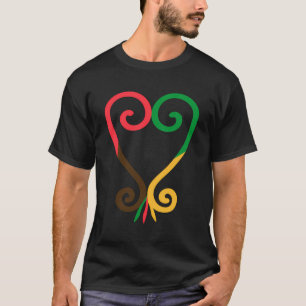 Adinkra Symbolen Ghanese Symbool Adinkra Codes San T-shirt