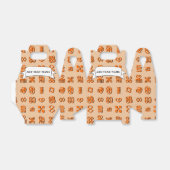 Adinkra Symbolen van West-Afrika Custom Name Bedankdoosjes (Uitgevouwen)