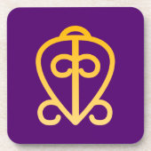 Adinkra Symbool (Liefde) Onderzetters (Voorkant)