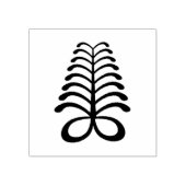 Adinkra Symbool (uithoudingsvermogen) Rubberen ste Rubberstempel (Afrduk)