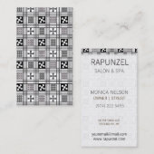 Adinkra West-Afrikaanse textiel Visitekaartje (Voorkant / Achterkant)