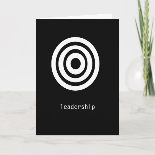 Adinkrahene-Wenskaart Bedankkaart (Voorkant)