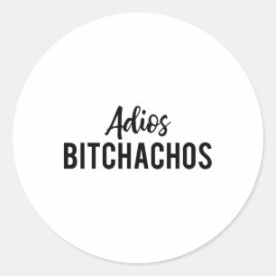 Adios Achos Grappig Cinco de Mayo Party Fiesta Gif Ronde Sticker