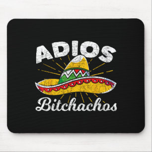 Adios Achos Hoed Feest Mexico Grappig Cinco De Muismat