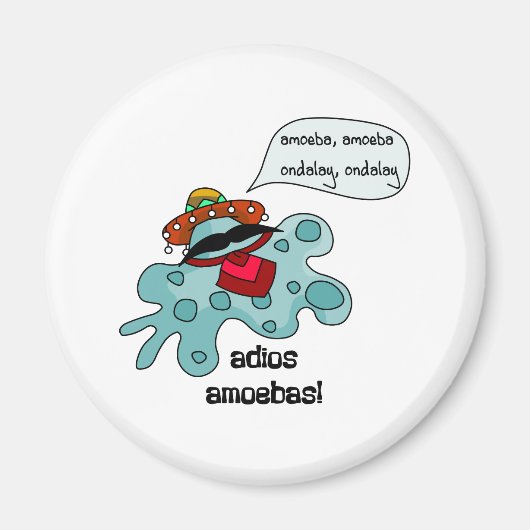 Adios Amobas Magneet (Voorkant)