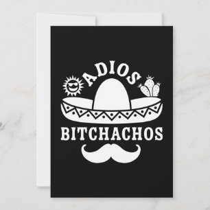 Adios Bitchachos Cinco De Mayo Feestdagenkaart