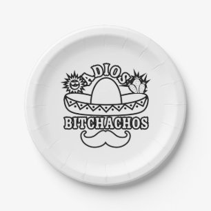 Adios Bitchachos Fiesta Theme Funny Quote Papieren Bordje