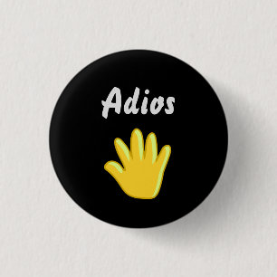 Adios-knop Ronde Button 3,2 Cm