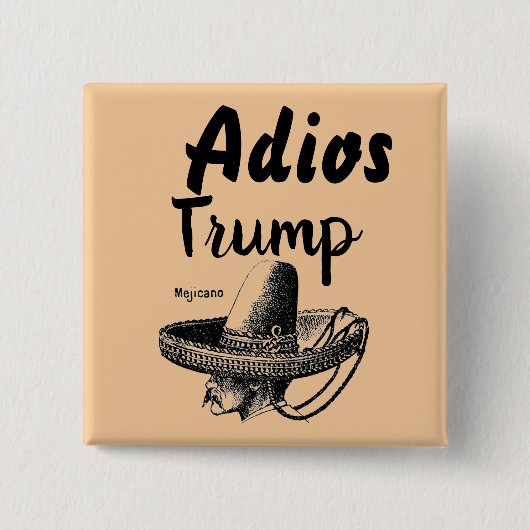 Adios Trump Button (Voorkant)