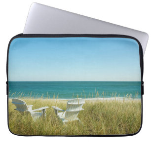 Adirondack Chairs in de Dunes Laptop Sleeve