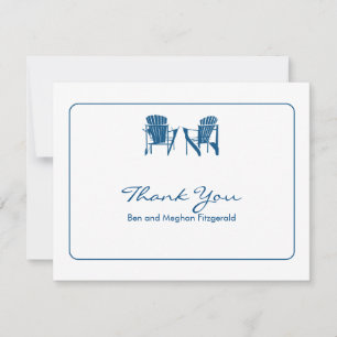 Adirondack Chairs Thank You Bedankkaart