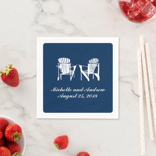 Adirondack Chairs | Weddenschap Servetten (Insitu)