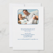 Adirondack Chairs Wedding Announcement Kaart (Achterkant)