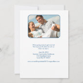 Adirondack Chairs Wedding Announcement Kaart (Achterkant)