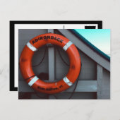 adirondack ferry lifesaver briefkaart (Voorkant / Achterkant)