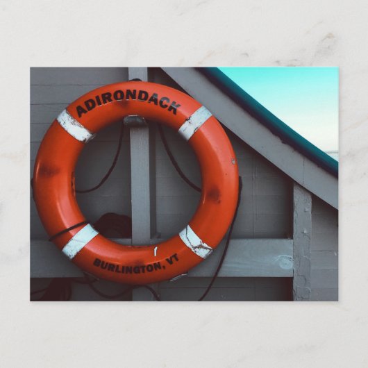 adirondack ferry lifesaver briefkaart (Voorkant)