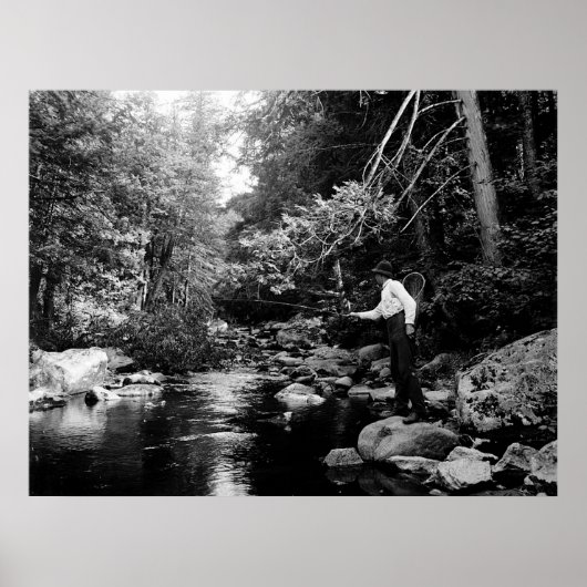 Adirondack Fly Fishing Poster (Voorkant)