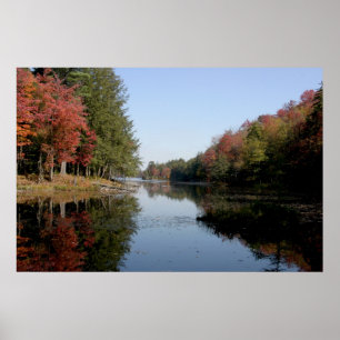 Adirondack Herfst Foliage Poster