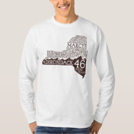 Adirondack High Peaks Long Sleeve T-Shirt (Brown)