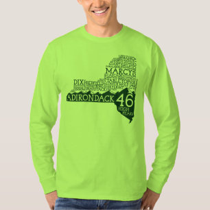 Adirondack High Peaks Long Sleeve T-Shirt (Green)