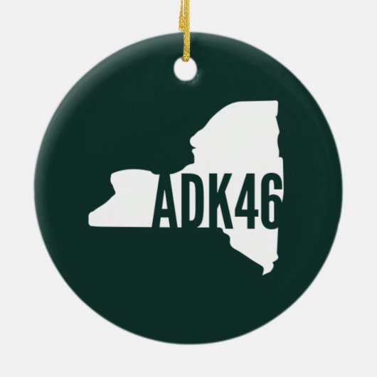 Adirondack High Peaks Ornament (Achterkant)