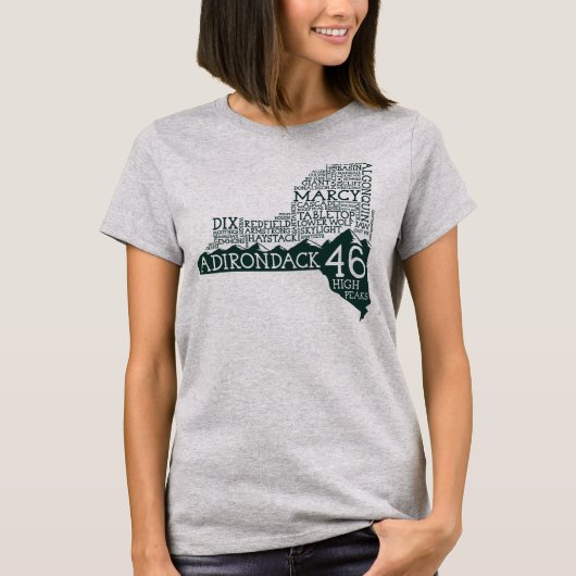 Adirondack High Peaks Women's T-Shirt (Voorkant)