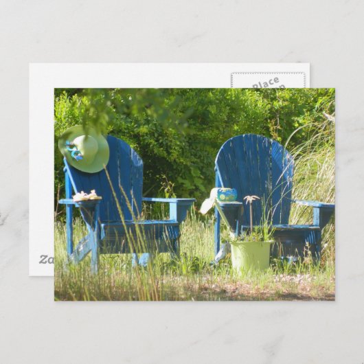 Adirondack Lawn Chairs Briefkaart (Voorkant / Achterkant)
