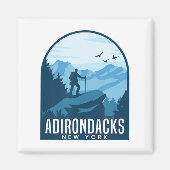 Adirondack Mountain Climate Hiking Mountainer Ad Magneet (Voorkant)