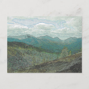 Adirondack Mountain Peaks Panorama Briefkaart