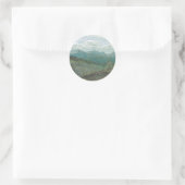 Adirondack Mountain Peaks Panorama Ronde Sticker (Tas)