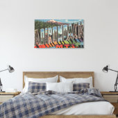 Adirondack Mountains, New York Canvas Afdruk (Insitu (Slaapkamer))