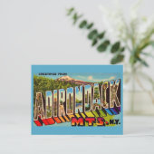 Adirondack Mountains Vintage Postcard Briefkaart (Staand voorkant)