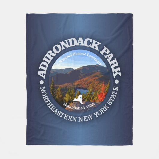 Adirondack Park Fleece Deken (Voorkant)