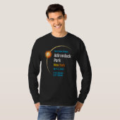Adirondack Park New York NY Total Solar Eclipse 20 T-shirt (Voorkant volledig)