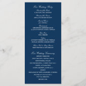 Adirondack Stoelen | Ceremony-programma Programma (Achterkant)