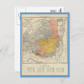 Adirondack Survey Sketch - Verplanck Colvin Map Briefkaart (Voorkant / Achterkant)