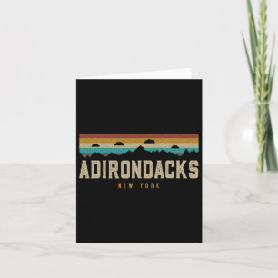 Adirondacks bergen die kamperen New Y Kaart