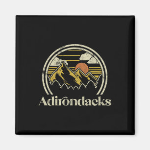 Adirondacks Bergen New York Vintage Wandelkamp Magneet